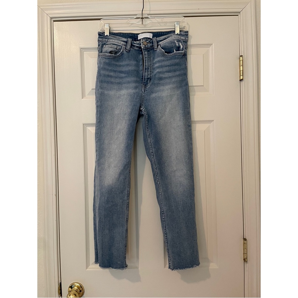 Vervet Wolf N Crane Mid Rise Skinny Light Wash Jeans